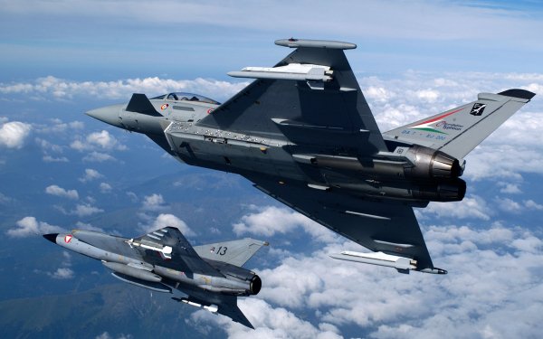 Military Eurofighter Typhoon Airplane HD Wallpaper | Background Image