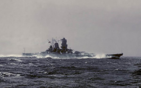 Military Japanese battleship Yamato Warships Japanese Navy Battleship Warship HD Wallpaper | Background Image