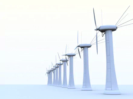 man made wind turbine HD Desktop Wallpaper | Background Image
