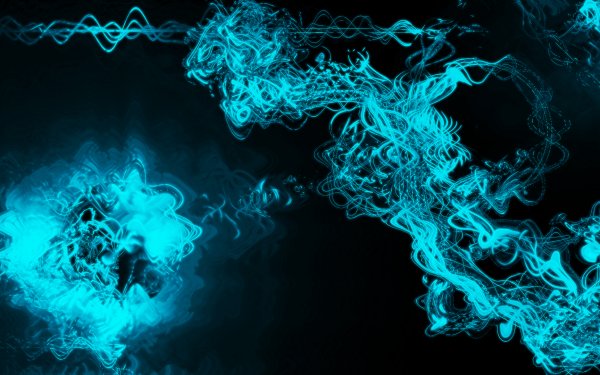 Abstract Blue Pattern Light Plasma HD Wallpaper | Background Image