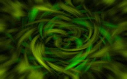 Abstract CGI design featuring swirling green patterns and textures. This HD desktop wallpaper showcases vibrant colors and dynamic shapes, creating a visually captivating background.