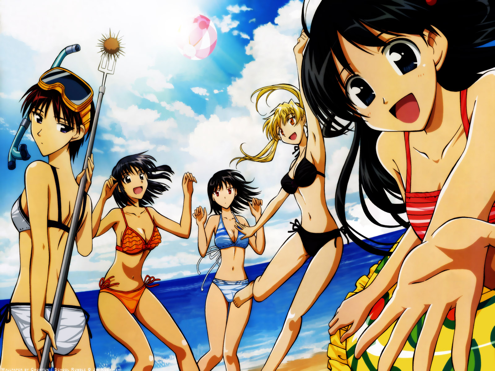Anime School Rumble HD Wallpaper | Background Image