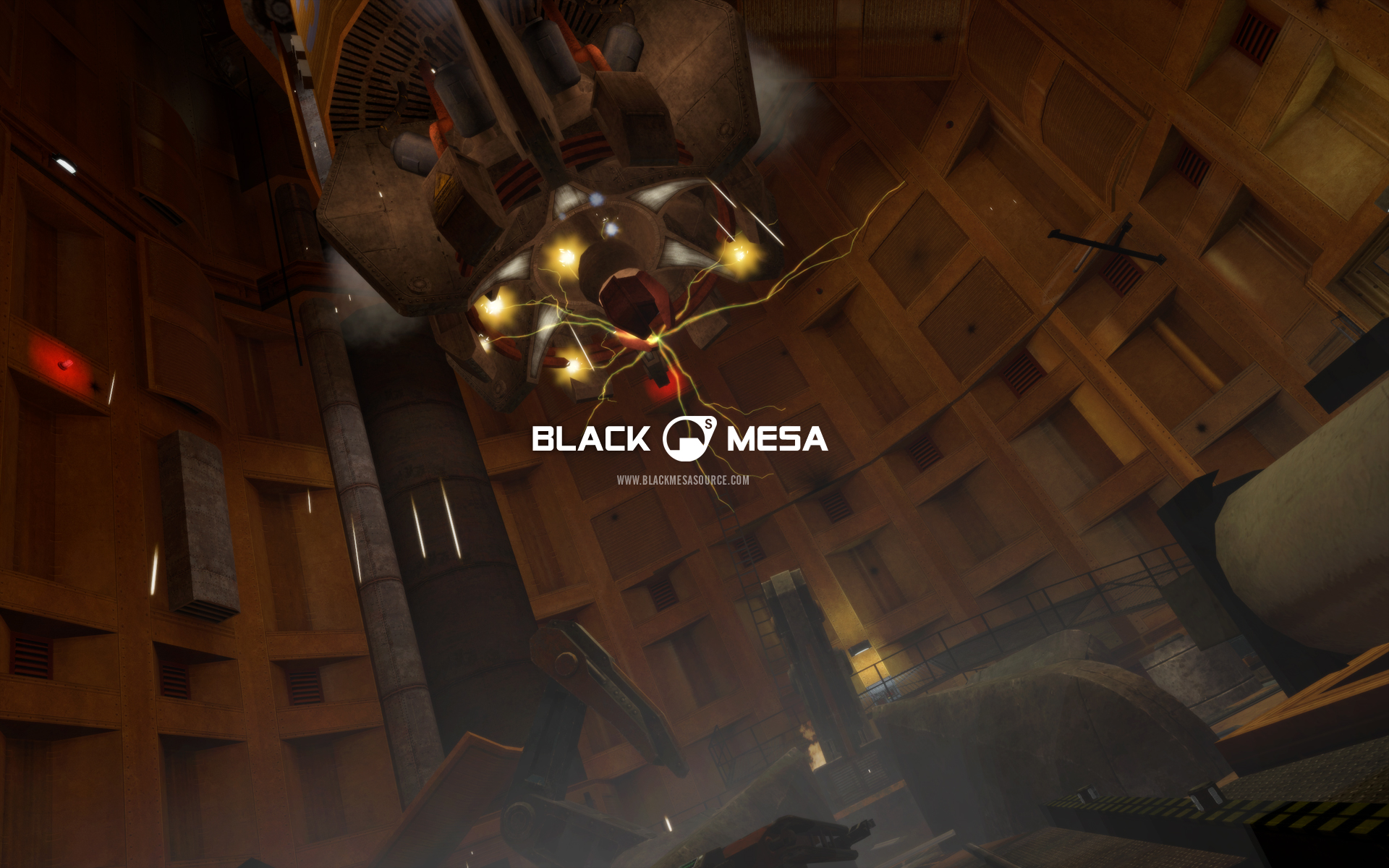 Black Mesa HD desktop wallpaper featuring Half-Life 2, resonance cascade, and science.