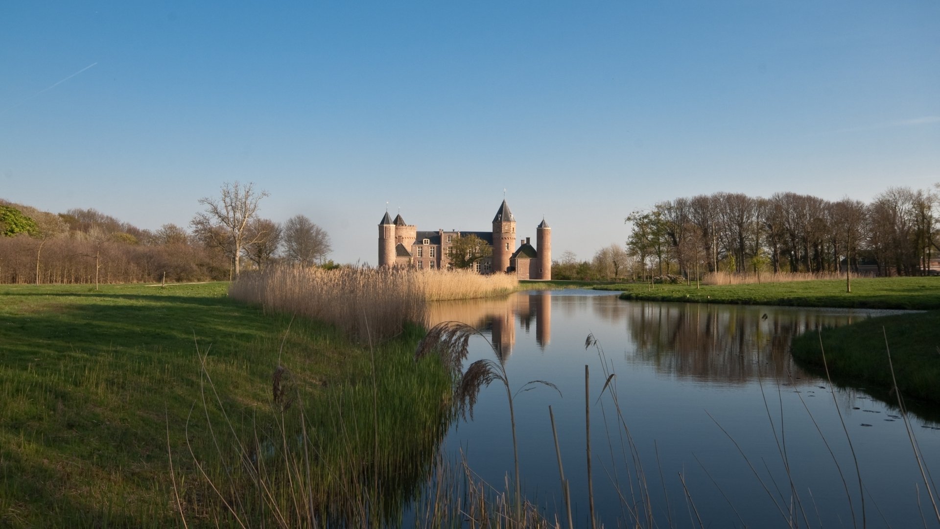 Download Man Made Westhove Castle HD Wallpaper