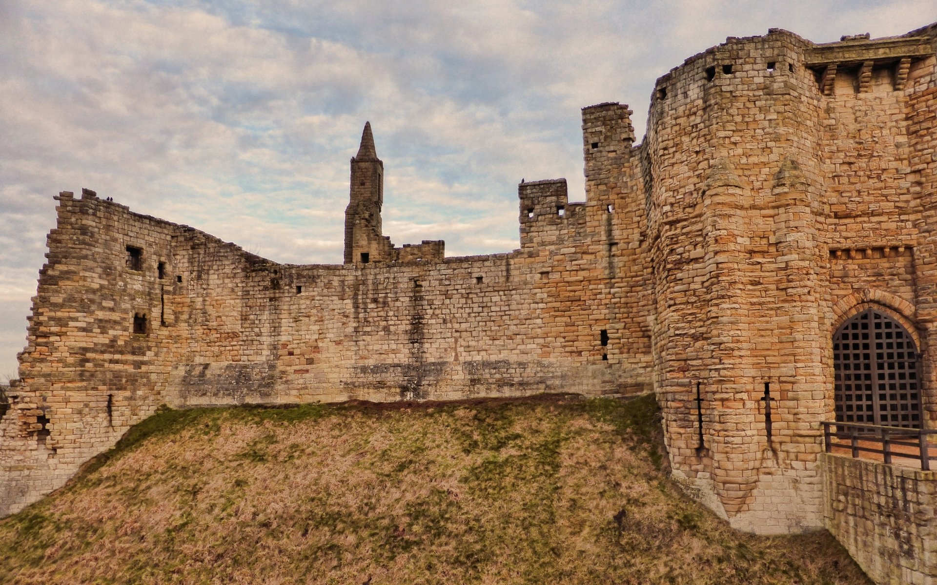 Download Man Made Warkworth Castle HD Wallpaper