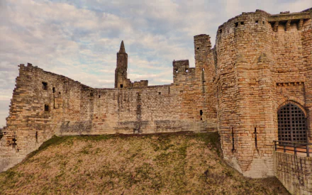 man made warkworth castle HD Desktop Wallpaper | Background Image