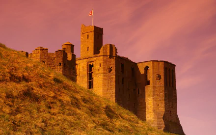 man made warkworth castle HD Desktop Wallpaper | Background Image