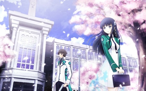 Anime The Irregular at Magic High School Sakura Tatsuya Shiba Shiba Miyuki HD Wallpaper | Background Image