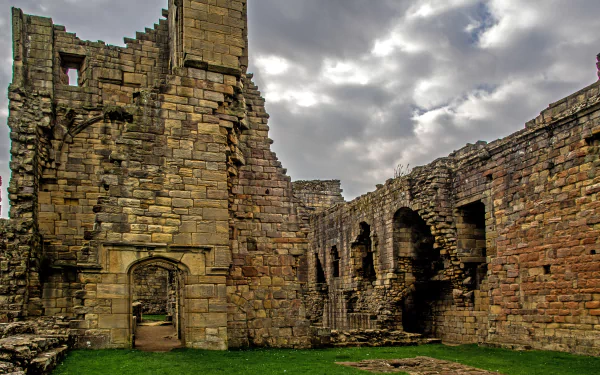 man made warkworth castle HD Desktop Wallpaper | Background Image