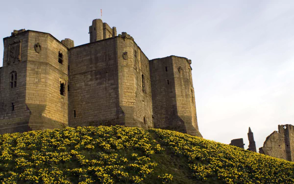 man made warkworth castle HD Desktop Wallpaper | Background Image