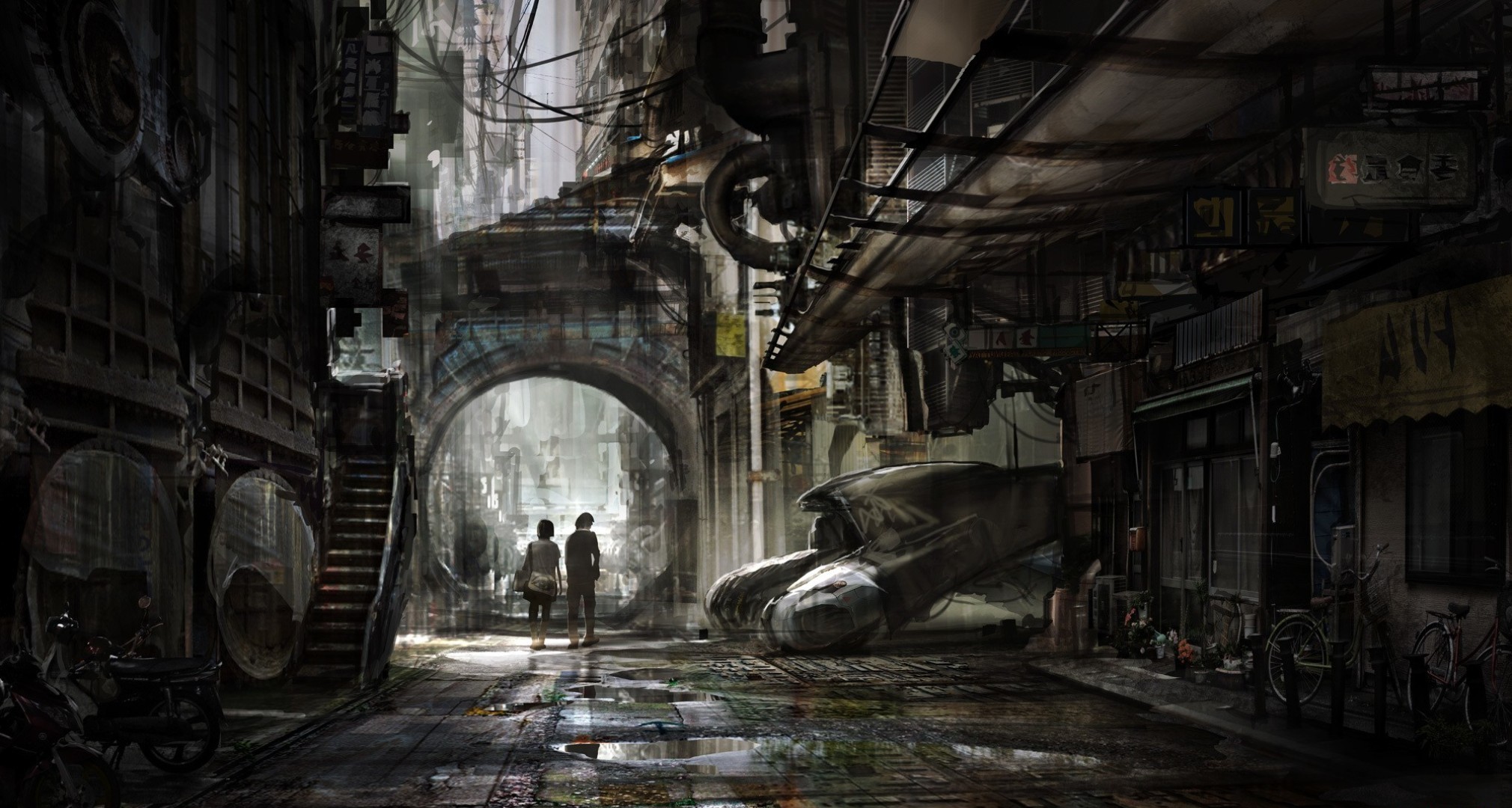 Sci Fi City HD Wallpaper | Background Image
