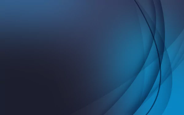 Abstract blue waves blend smoothly in this 4K Ultra HD PC desktop wallpaper, creating a calming and modern background with layered translucent curves.