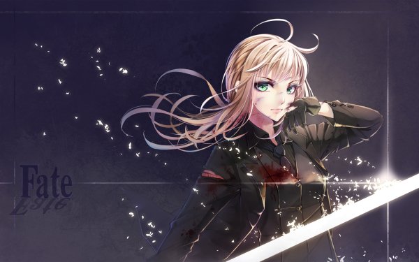 Anime Fate/Zero Fate Series Saber Sword Blood HD Wallpaper | Background Image