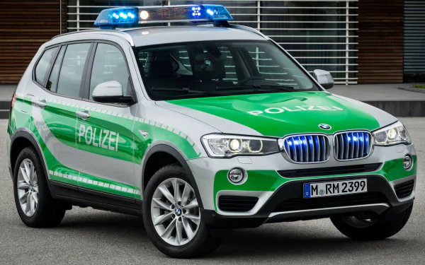 police vehicle BMW X3 HD Desktop Wallpaper | Background Image