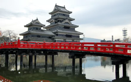 man made matsumoto castle HD Desktop Wallpaper | Background Image