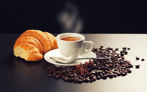 Food Cappuccino Coffee Beans HD Wallpaper | Background Image