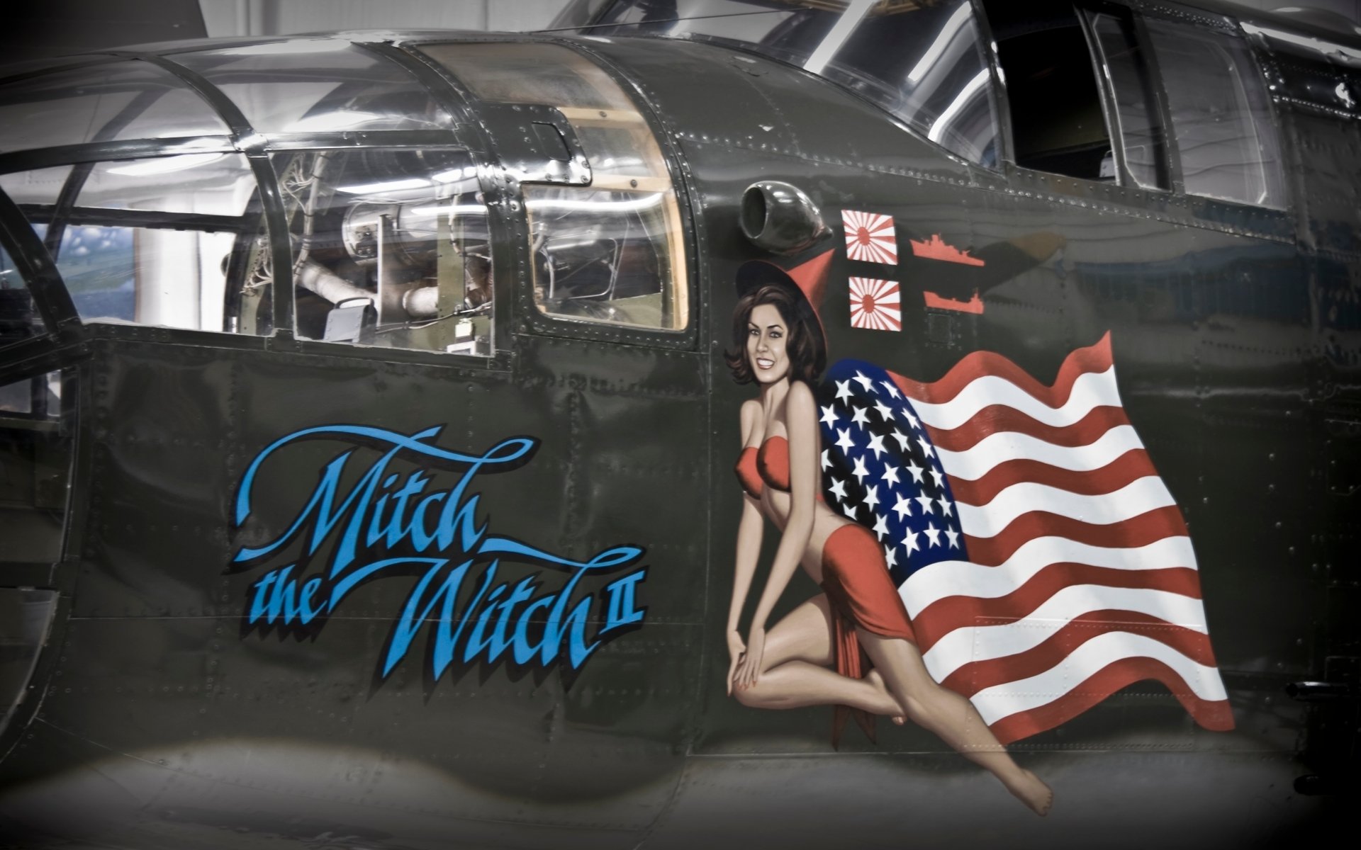 Download Military Aircraft Nose Art HD Wallpaper
