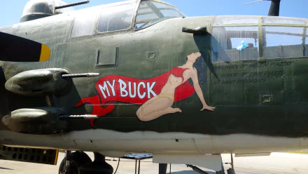 military Aircraft Nose Art HD Desktop Wallpaper | Background Image