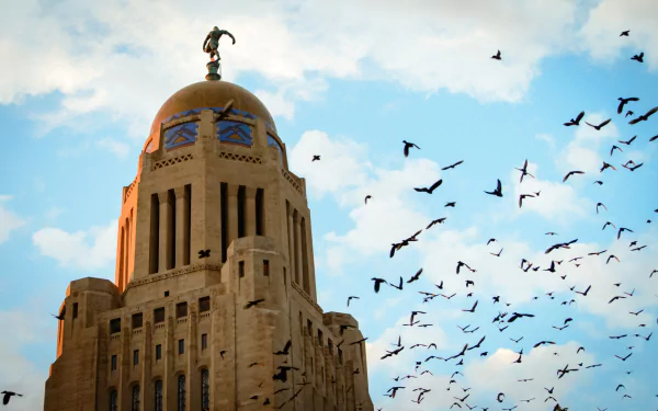 man made Nebraska State Capitol HD Desktop Wallpaper | Background Image