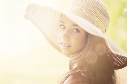 hat photography child HD Desktop Wallpaper | Background Image
