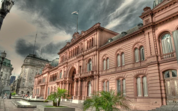 man made Casa Rosada HD Desktop Wallpaper | Background Image