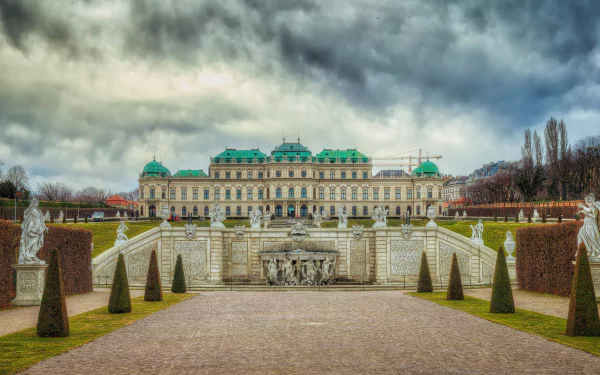 man made Belvedere Palace HD Desktop Wallpaper | Background Image