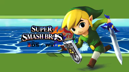 Toon Link Link video game Super Smash Bros. for Nintendo 3DS and Wii U HD Desktop Wallpaper | Background Image