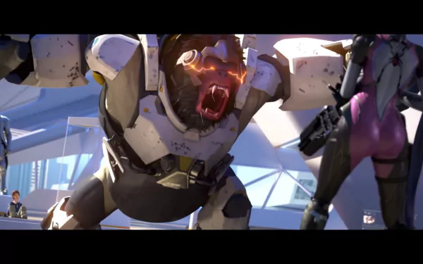 Winston (Overwatch) video game Overwatch HD Desktop Wallpaper | Background Image