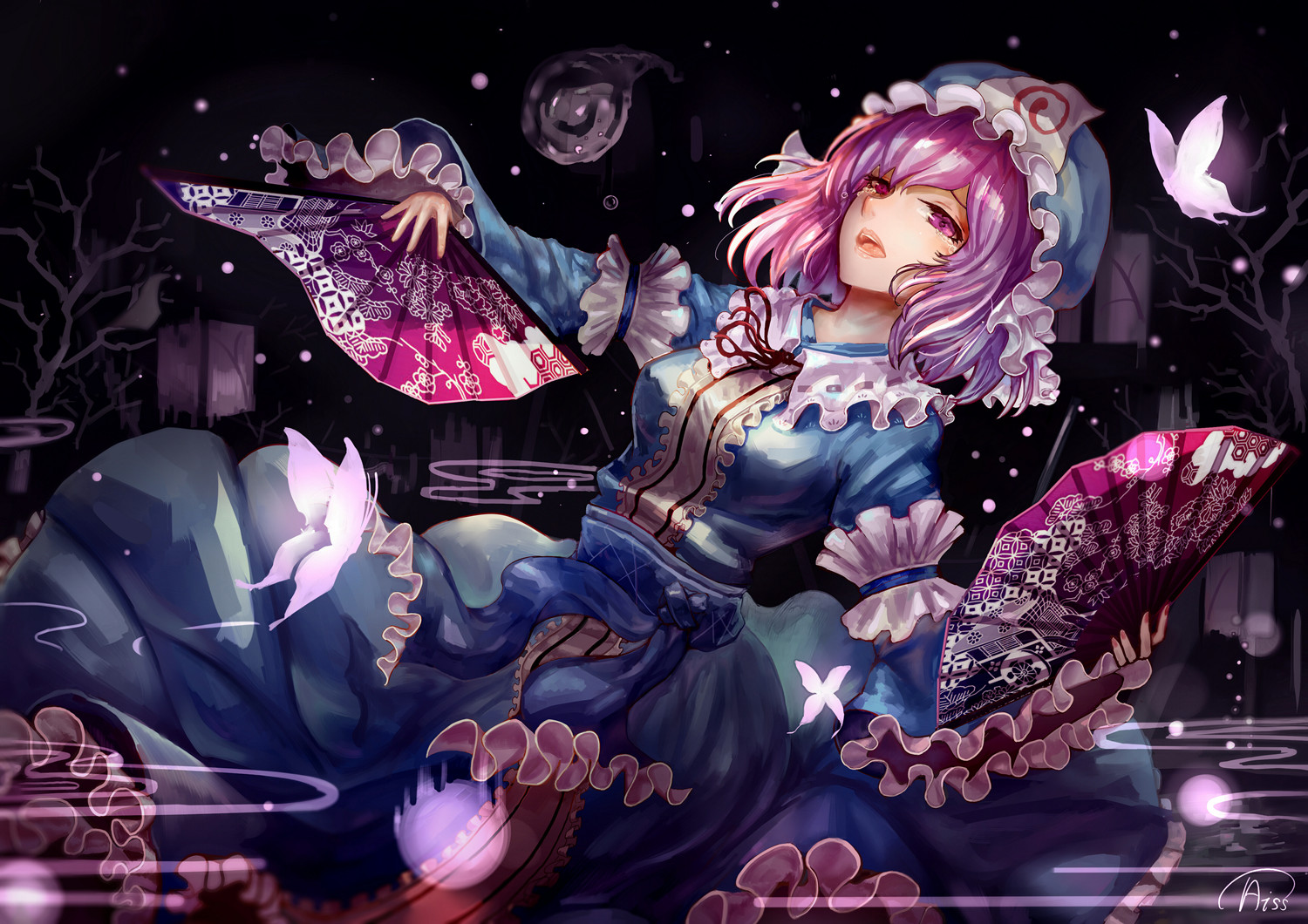 Download Yuyuko Saigyouji Anime Touhou Wallpaper