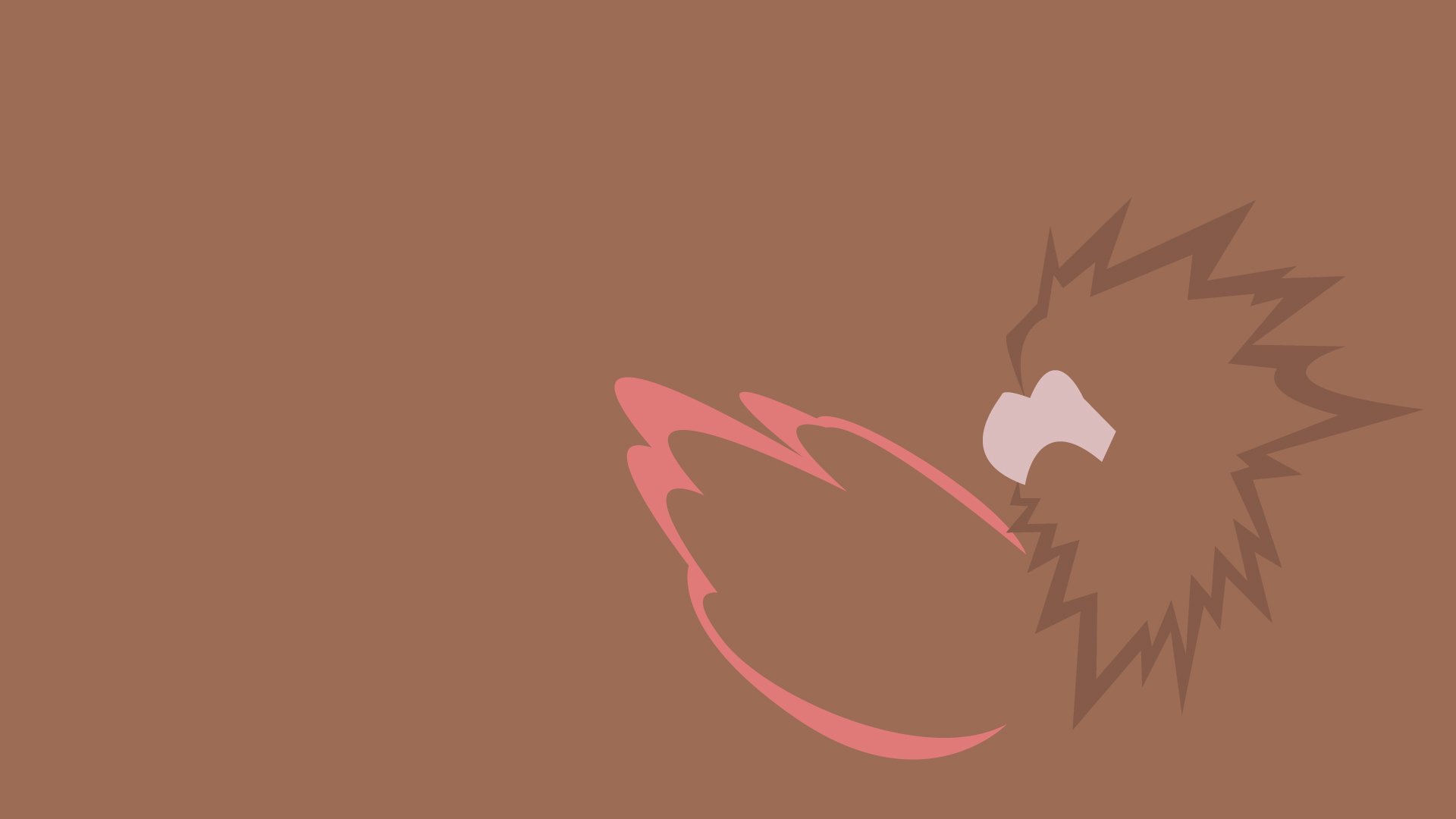 Download Minimalist Spearow (Pokémon) Video Game Pokemon Minimalist Gaming HD Wallpaper