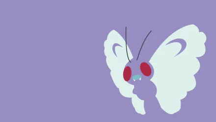minimalist Butterfree (Pokémon) video game Pokemon Minimalist Gaming HD Desktop Wallpaper | Background Image