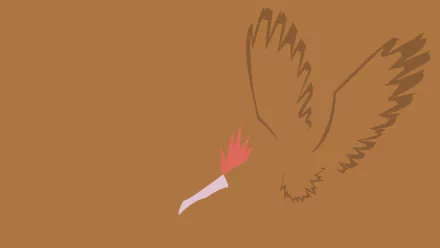 minimalist flying pokémon Fearow (Pokémon) video game Pokemon Minimalist Gaming HD Desktop Wallpaper | Background Image