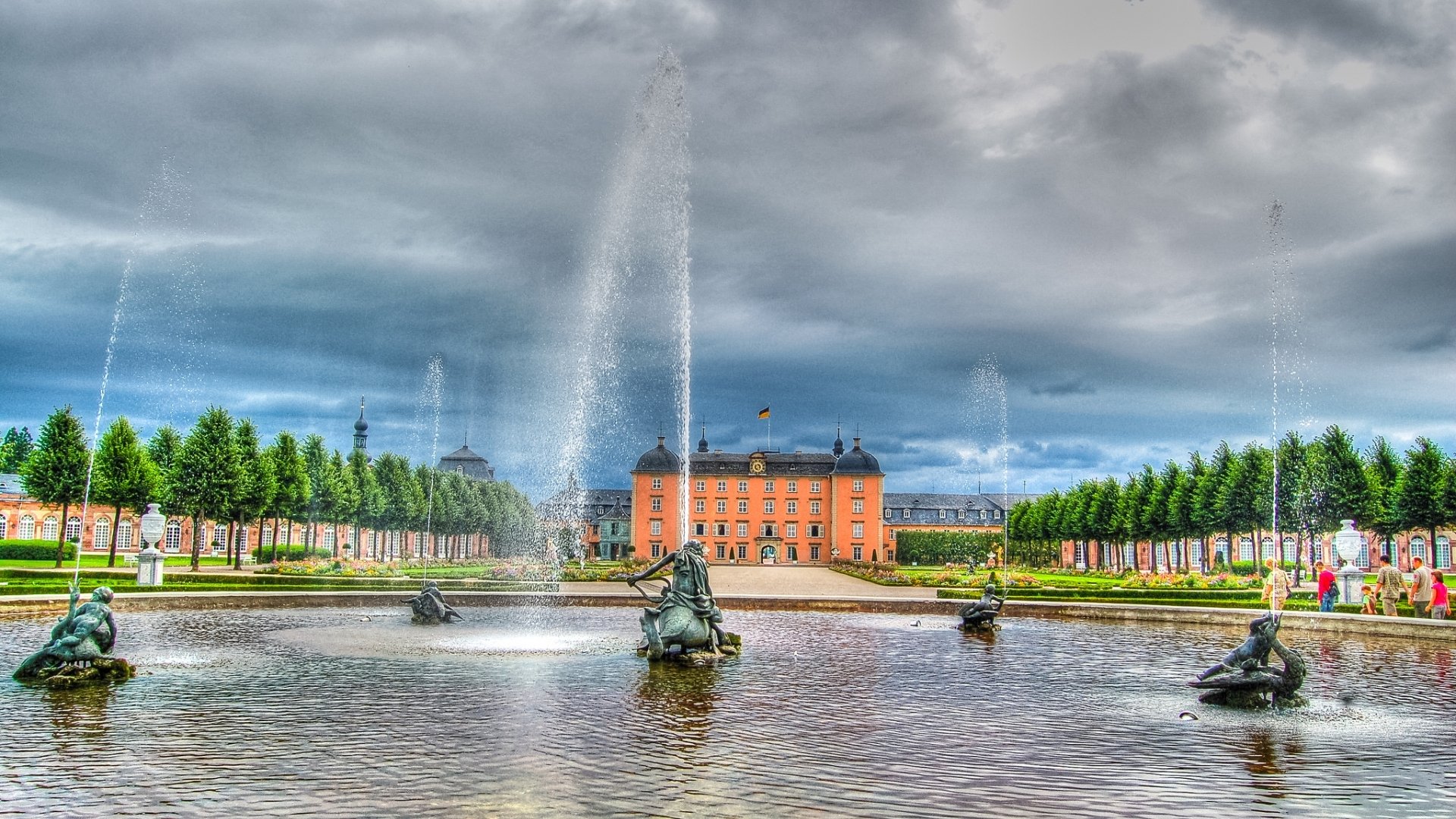 Download Man Made Schwetzingen Palace HD Wallpaper