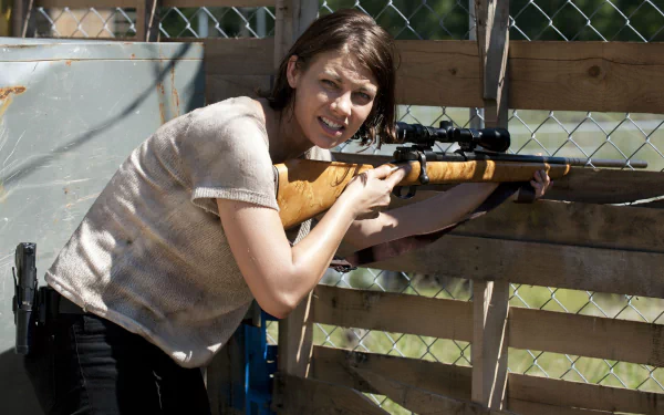 Lauren Cohan Maggie Greene TV Show The Walking Dead HD Desktop Wallpaper | Background Image