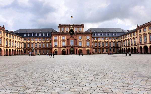 man made Mannheim Palace HD Desktop Wallpaper | Background Image