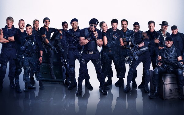 Movie The Expendables 3 The Expendables Ronda Rousey Sylvester Stallone Jason Statham Harrison Ford Arnold Schwarzenegger Mel Gibson Wesley Snipes Dolph Lundgren Terry Crews Randy Couture Glen Powell Antonio Banderas Jet Li Kelsey Grammer Kellan Lutz Victor Ortiz HD Wallpaper | Background Image
