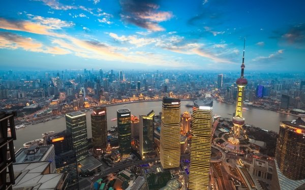 Man Made Shanghai Cities China Waitan Tv Tower Oriental Pearl Tower HD Wallpaper | Background Image