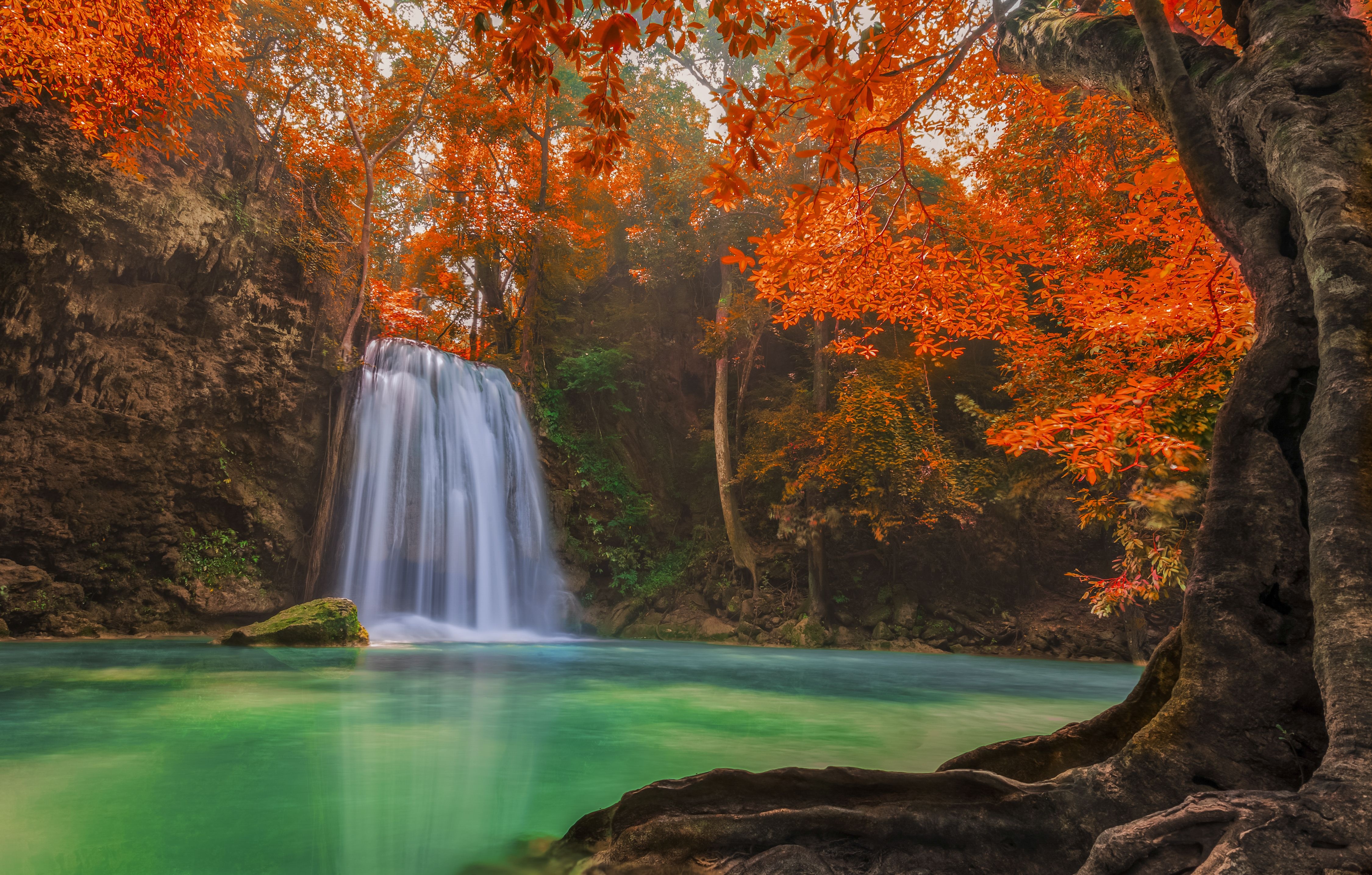 Nature Waterfall Nature Windows 10 Wallpaper 4k 3840x2160 Waterfall Images