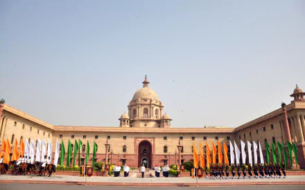 man made Rashtrapati Bhavan HD Desktop Wallpaper | Background Image