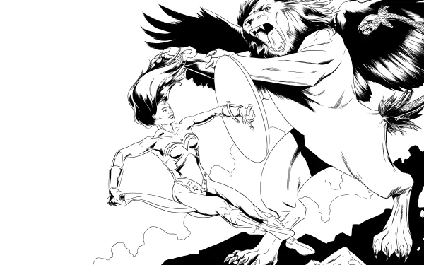 Comic Wonder Woman HD Desktop Wallpaper | Background Image