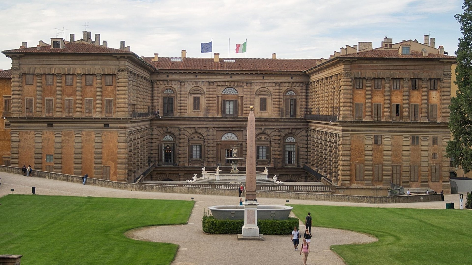 Download Man Made Palazzo Pitti HD Wallpaper