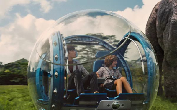 Nick Robinson Ty Simpkins movie Jurassic World HD Desktop Wallpaper | Background Image
