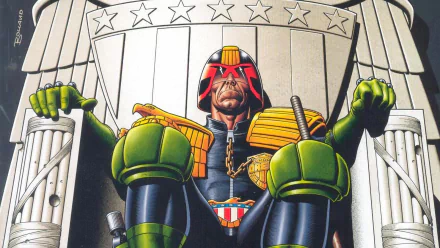 Judge Dredd Comic 2000 AD HD Desktop Wallpaper | Background Image