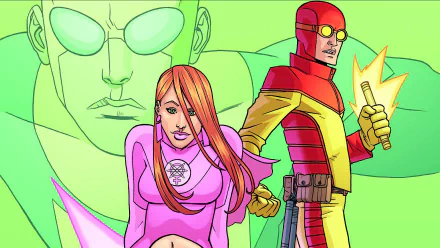 Comic Atom Eve HD Desktop Wallpaper | Background Image