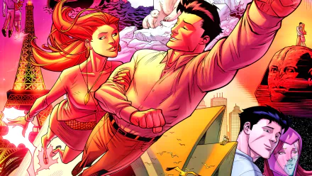 Samantha Eve Wilkins Mark Grayson Invincible Comic Atom Eve HD Desktop Wallpaper | Background Image