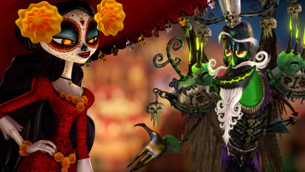 Xibalba (The Book of Life) La Muerte (The Book of Life) movie The Book of Life HD Desktop Wallpaper | Background Image