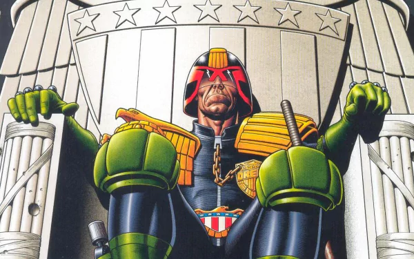 Judge Dredd Comic 2000 AD HD Desktop Wallpaper | Background Image