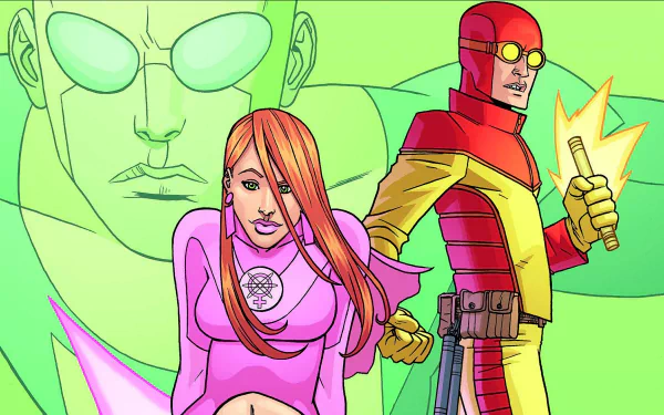 Comic Atom Eve HD Desktop Wallpaper | Background Image