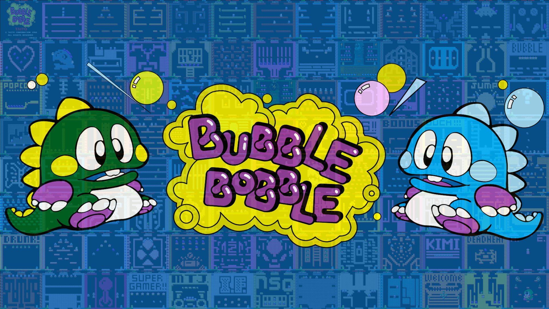 Video Game Bubble Bobble HD Wallpaper | Background Image