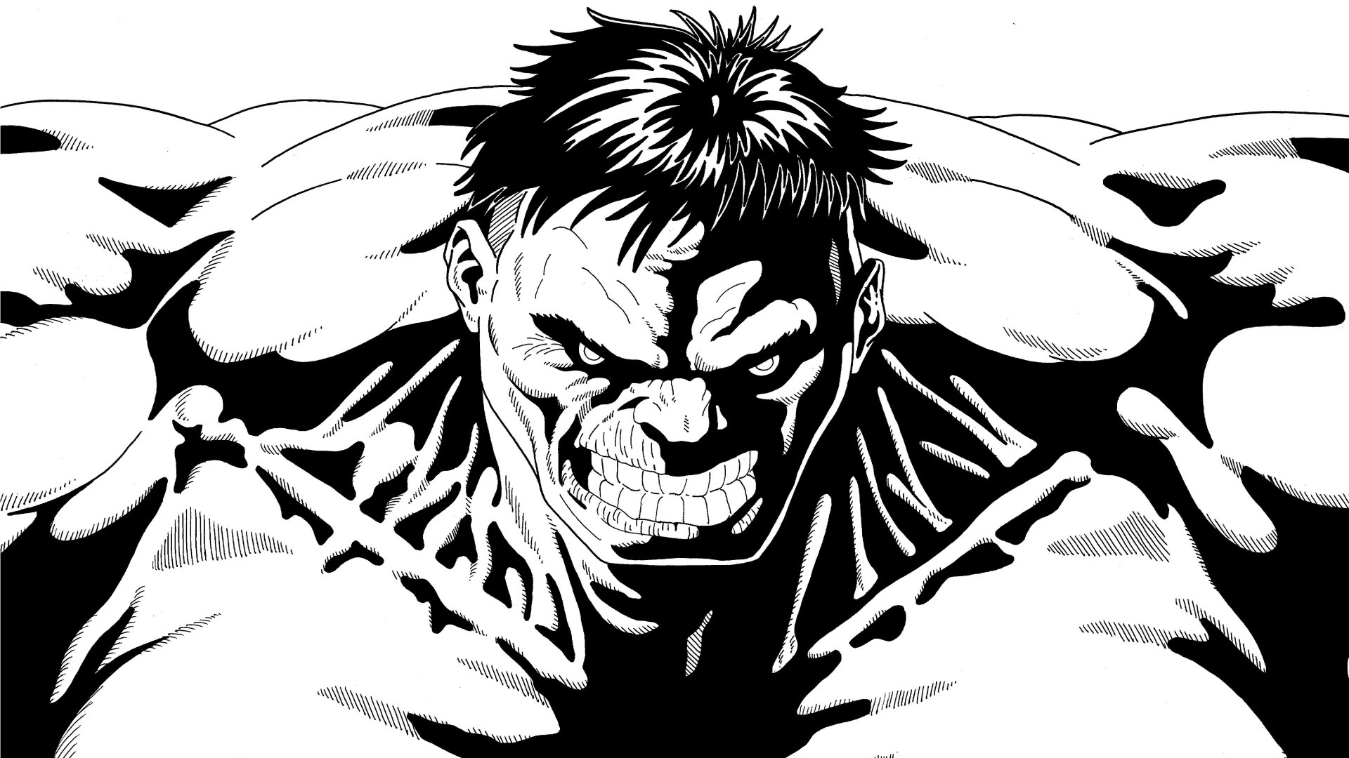 Hulk Comics Black White